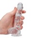RealRock 6 Inch Transparent Realistic Crystal Clear Dildo RealRock 6 Inch Transparent Realistic Crystal Clear Dildo
