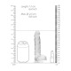 RealRock 6 Inch Transparent Realistic Crystal Clear Dildo RealRock 6 Inch Transparent Realistic Crystal Clear Dildo