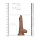 RealRock 7 Inch Dong With Testicles Flesh Tan RealRock 7 Inch Dong With Testicles Flesh Tan