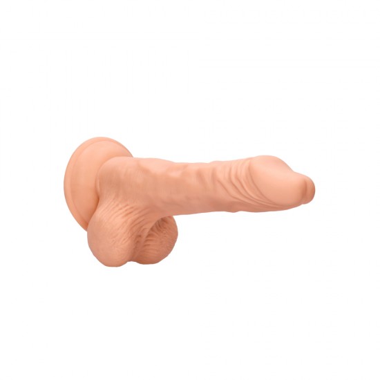 RealRock 8 Inch Dong With Testicles Flesh Pink RealRock 8 Inch Dong With Testicles Flesh Pink