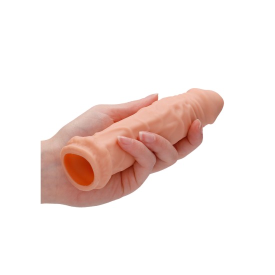 Realrock 6 Inch Penis Sleeve Flesh Pink Realrock 6 Inch Penis Sleeve Flesh Pink