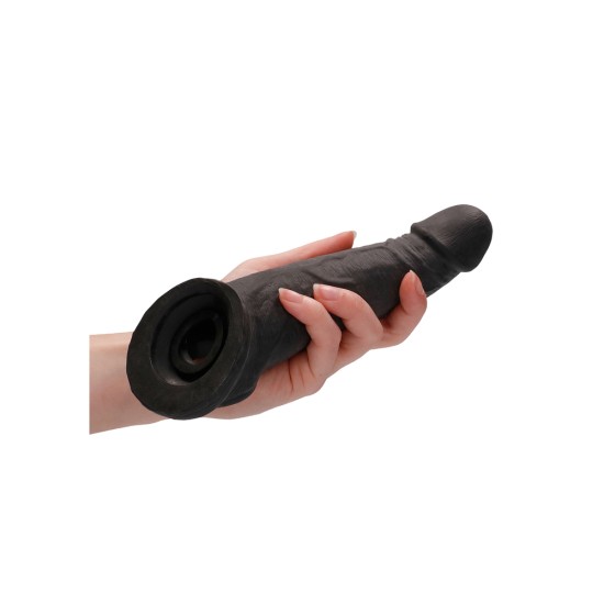 RealRock 8 Inch Penis Sleeve Black RealRock 8 Inch Penis Sleeve Black