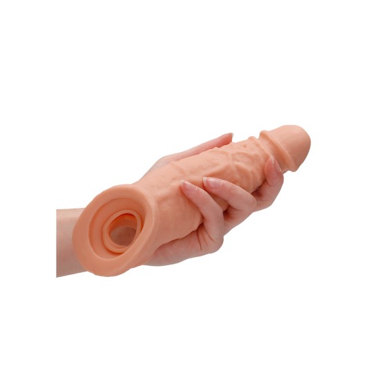 RealRock 9 Inch Penis Sleeve Flesh Pink RealRock 9 Inch Penis Sleeve Flesh Pink