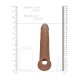 RealRock 9 Inch Penis Sleeve Flesh Tan RealRock 9 Inch Penis Sleeve Flesh Tan