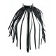 The Red Leather Fringe Necklace Collar The Red Leather Fringe Necklace Collar