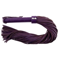 Rouge Garments Large Purple Leather Flogger Rouge Garments Large Purple Leather Flogger