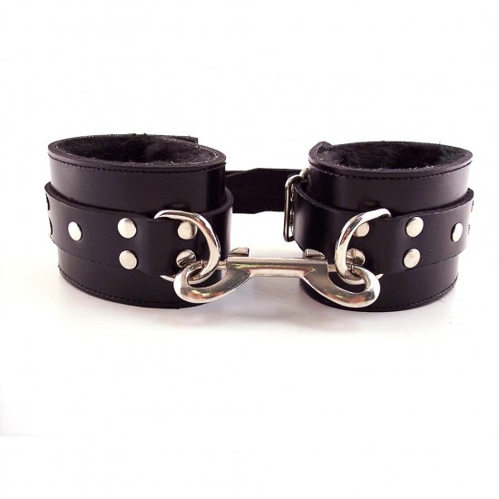 Rouge Garments Black Fur Wrist Cuffs Rouge Garments Black Fur Wrist Cuffs