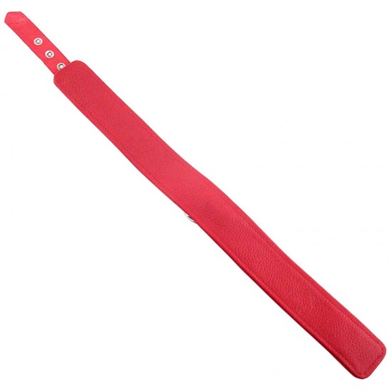 Rouge Garments Plain Red Leather Collar Rouge Garments Plain Red Leather Collar