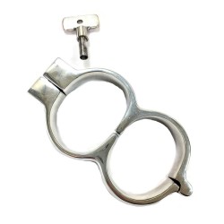 Rouge Stainless Steel Lockable Wrist Cuffs Rouge Stainless Steel Lockable Wrist Cuffs
