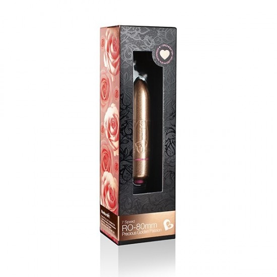 Rocks Off RO80 Bullet Precious Golden Passion Rocks Off RO80 Bullet Precious Golden Passion
