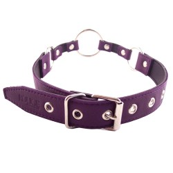 Rouge Garments O Ring Gag Purple Rouge Garments O Ring Gag Purple