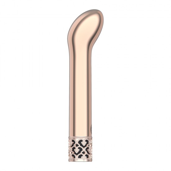 Royal Gems Jewel Rechargeable G Spot Bullet Rose Gold Royal Gems Jewel Rechargeable G Spot Bullet Rose Gold