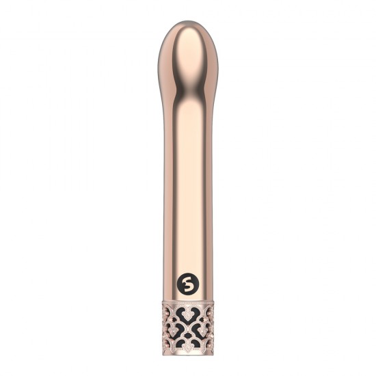 Royal Gems Jewel Rechargeable G Spot Bullet Rose Gold Royal Gems Jewel Rechargeable G Spot Bullet Rose Gold