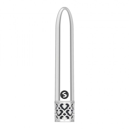 Royal Gems Shiny Rechargeable Bullet Silver Royal Gems Shiny Rechargeable Bullet Silver
