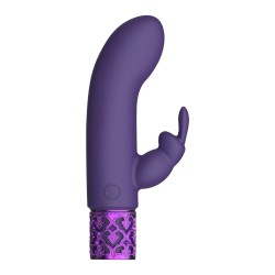 Royal Gems Dazzling Rechargeable Rabbit Bullet Purple Royal Gems Dazzling Rechargeable Rabbit Bullet Purple