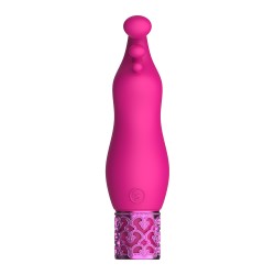 Royal Gems Exquisite Rechargeable Silicone Bullet Pink Royal Gems Exquisite Rechargeable Silicone Bullet Pink