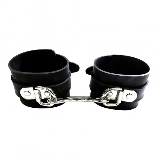 Rouge Garments Black Rubber Wrist Cuffs Rouge Garments Black Rubber Wrist Cuffs