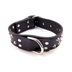 Rouge Garments Black Leather Studded Collar Rouge Garments Black Leather Studded Collar