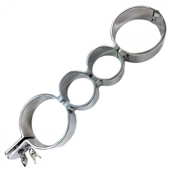 Rouge Stainless Steel Heavy Metal Wrist and Ankle Binder Rouge Stainless Steel Heavy Metal Wrist and Ankle Binder