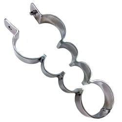 Rouge Stainless Steel Heavy Metal Wrist and Ankle Binder