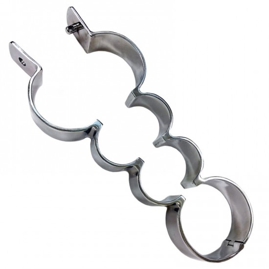 Rouge Stainless Steel Heavy Metal Wrist and Ankle Binder Rouge Stainless Steel Heavy Metal Wrist and Ankle Binder