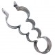 Rouge Stainless Steel Heavy Metal Wrist and Ankle Binder Rouge Stainless Steel Heavy Metal Wrist and Ankle Binder