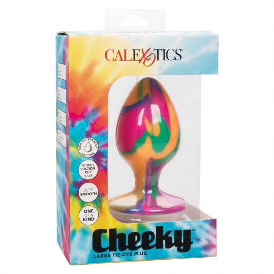 Cheeky Large Tie Dye Butt Plug Cheeky Large Tie Dye Butt Plug