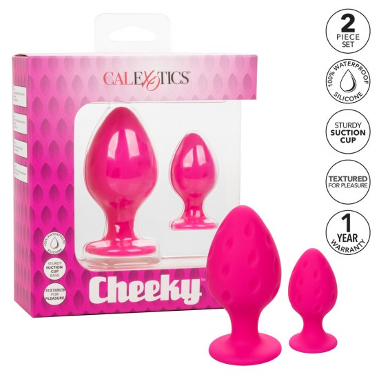 Cheeky Butt Plug Duo Pink Cheeky Butt Plug Duo Pink