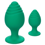 Cheeky Butt Plug Duo Green Cheeky Butt Plug Duo Green