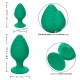 Cheeky Butt Plug Duo Green Cheeky Butt Plug Duo Green