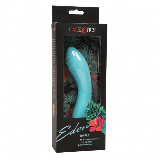 Eden Ripple Silicone GSpot Vibrator Waterproof 6 inch Eden Ripple Silicone GSpot Vibrator Waterproof 6 inch