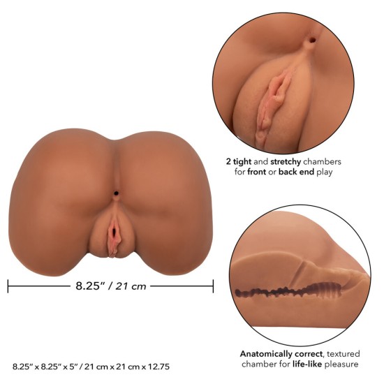 Stroke It Life Size Ass Flesh Brown Stroke It Life Size Ass Flesh Brown