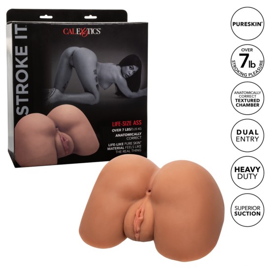 Stroke It Life Size Ass Flesh Brown Stroke It Life Size Ass Flesh Brown