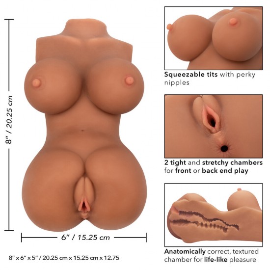 Stroke It Body Banger Flesh Brown Stroke It Body Banger Flesh Brown