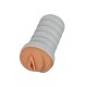 Gripper Ribbed Tight Pussy Brown Masturbator Gripper Ribbed Tight Pussy Brown Masturbator