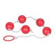 Large Pleasure Anal Beads Assorted Colours Large Pleasure Anal Beads Assorted Colours