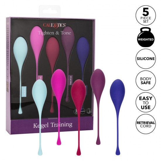 Tighten And Tone Kegel Training 5 Piece Set Tighten And Tone Kegel Training 5 Piece Set