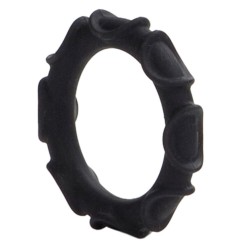 Atlas Silicone Cock Ring Black Atlas Silicone Cock Ring Black