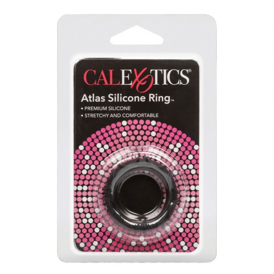 Atlas Silicone Cock Ring Black Atlas Silicone Cock Ring Black