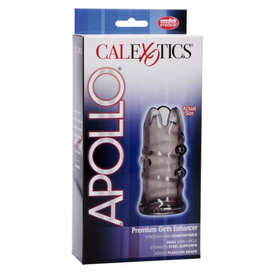 Apollo Premium Girth Enhancer Sleeve Smoke 3.5 Inch Apollo Premium Girth Enhancer Sleeve Smoke 3.5 Inch