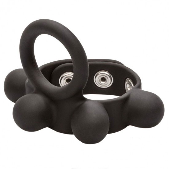 Medium Weighted Penis Ring and Ball Stretcher Medium Weighted Penis Ring and Ball Stretcher