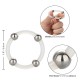 Steel Beaded Silicone Ring Large Steel Beaded Silicone Ring Large