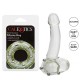 Steel Beaded Silicone Cock Ring XL Steel Beaded Silicone Cock Ring XL