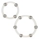 Steel Beaded Silicone Ring Set Steel Beaded Silicone Ring Set