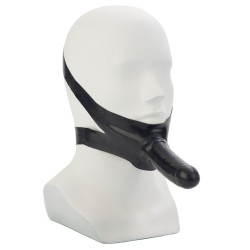 The Accommodator Face Strap On Dildo Black The Accommodator Face Strap On Dildo Black