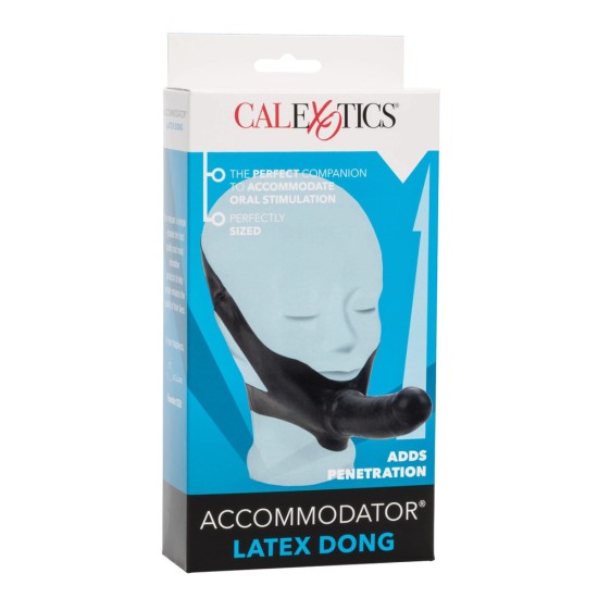 The Accommodator Face Strap On Dildo Black The Accommodator Face Strap On Dildo Black