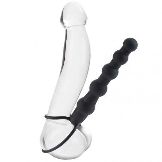 Love Rider Beaded Dual Black Penetrator Love Rider Beaded Dual Black Penetrator