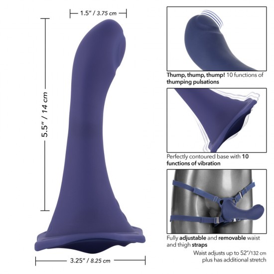 Her Royal Harness Me2 Thumper Strap On With Rechargeable Vibe Her Royal Harness Me2 Thumper Strap On With Rechargeable Vibe