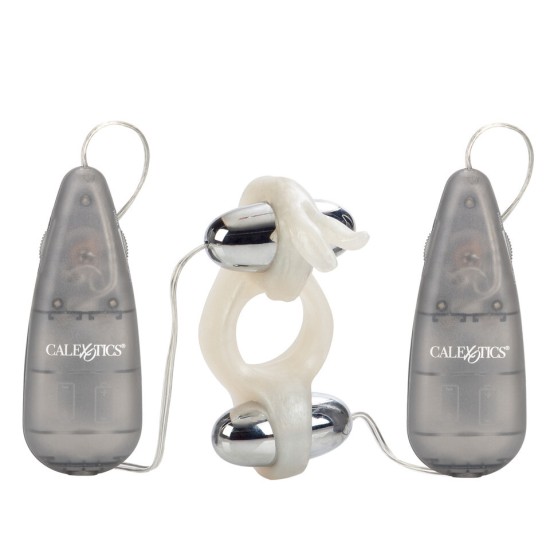 Rocking Rabbit Duo Vibrating Cock Ring Rocking Rabbit Duo Vibrating Cock Ring
