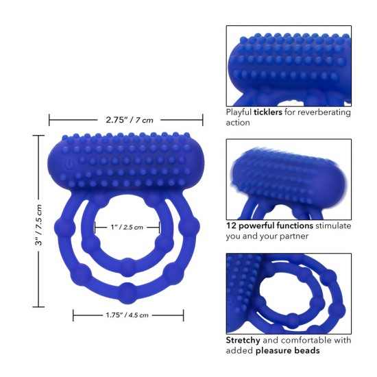 10 Bead Maximus Rechargeable Cock Ring 10 Bead Maximus Rechargeable Cock Ring